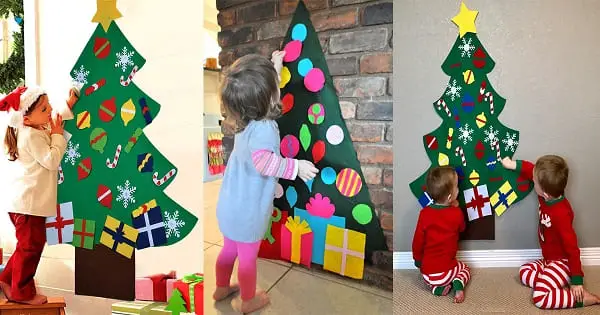 Árbol de navidad sencillo para niños.